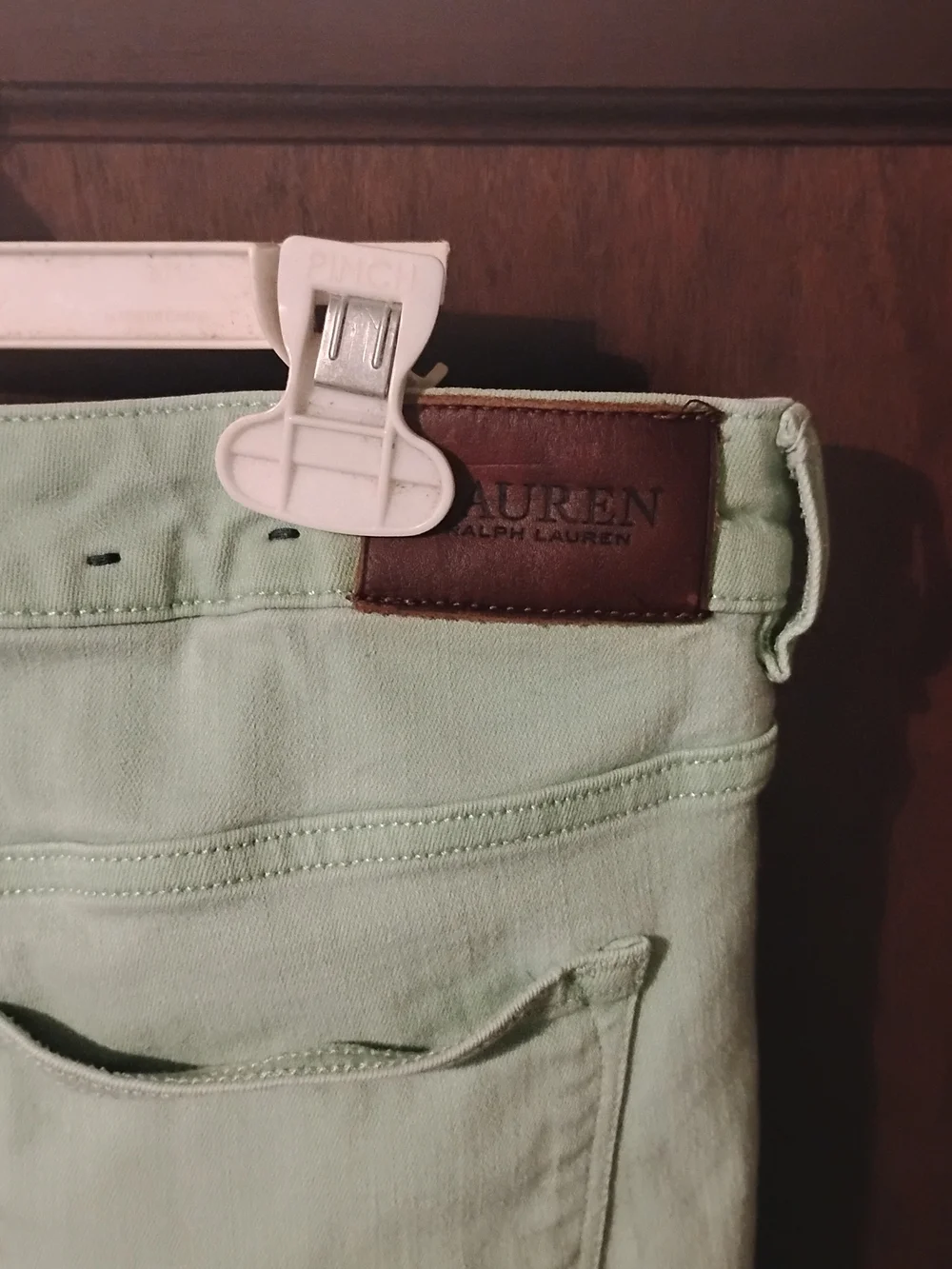 Ralph Lauren Light Mint High-Rise Jeans